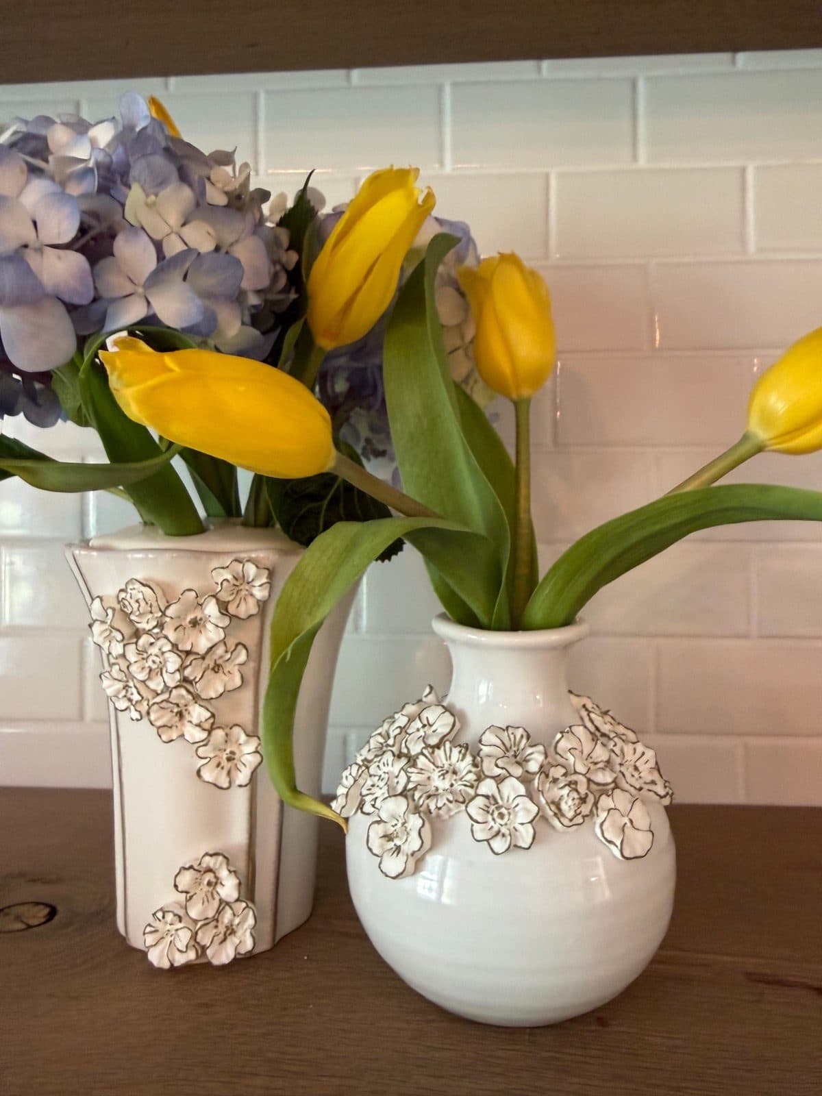 Clay Flower Vase Set